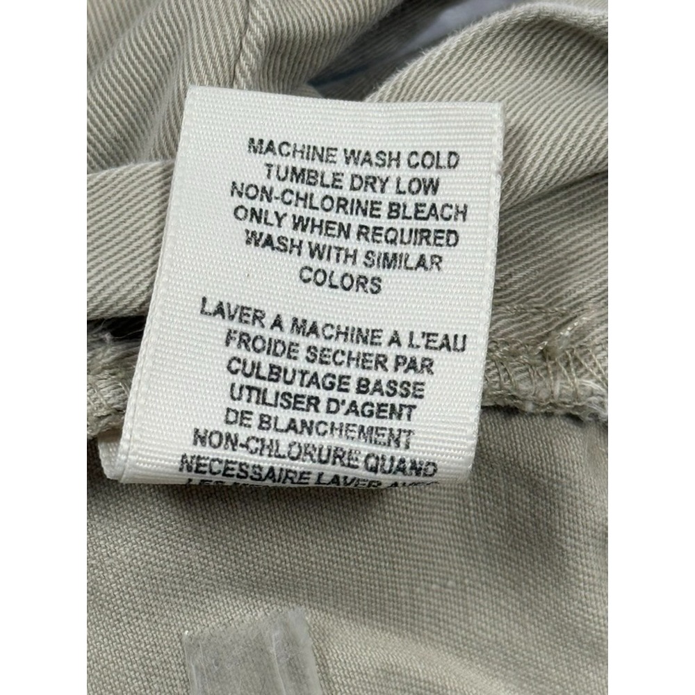 Vintage Polo Jean‎ Co Ralph Lauren Ladies 12 Button Front Khaki Cargo Shorts - Picture 9 of 9